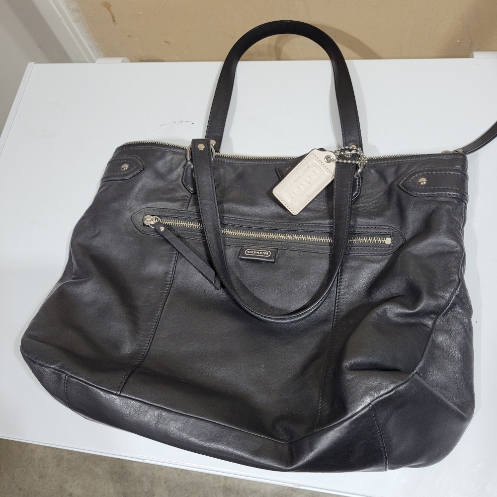 Coach Purse black Leather